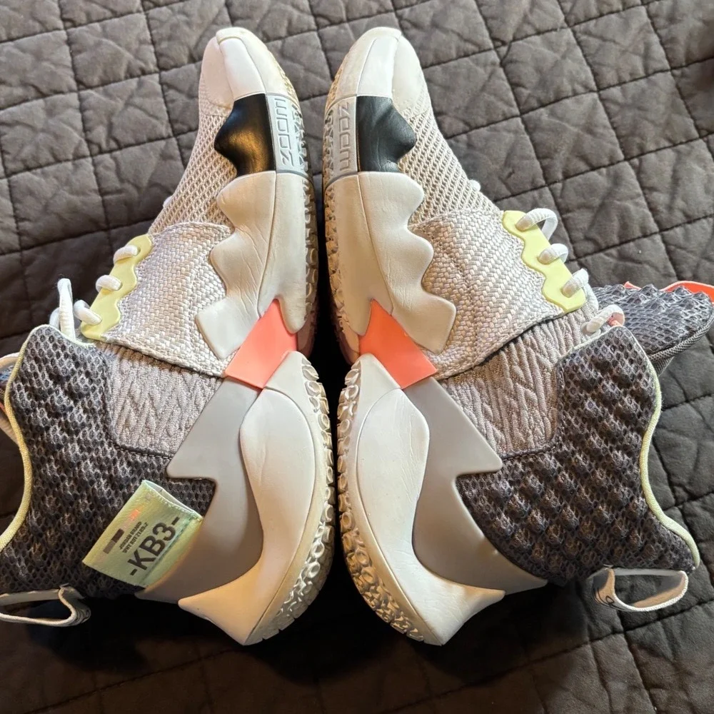 Jordan Why Not Zer0.2 KB3 Russell Westbrook Grey Pink AQ3559-002 Mens 7 Women8.5